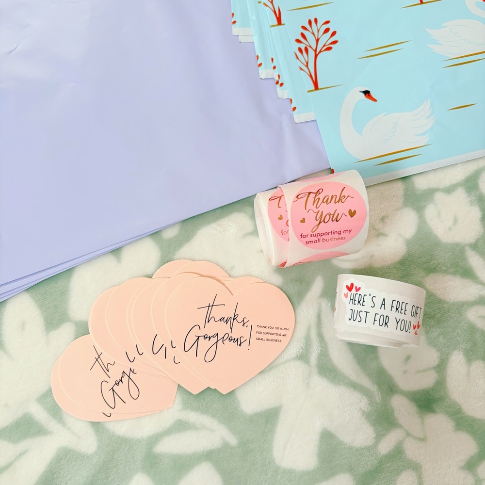 75 Piece Elegant Swan Shipping Supply Bundle 🦢💕 - Picture 2 of 4